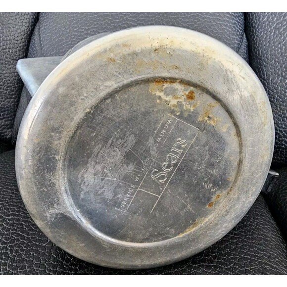 Vintage Sears 7 Cup Aluminum Coffee Percolator with Glass Top Lid - Picture 3 of 5